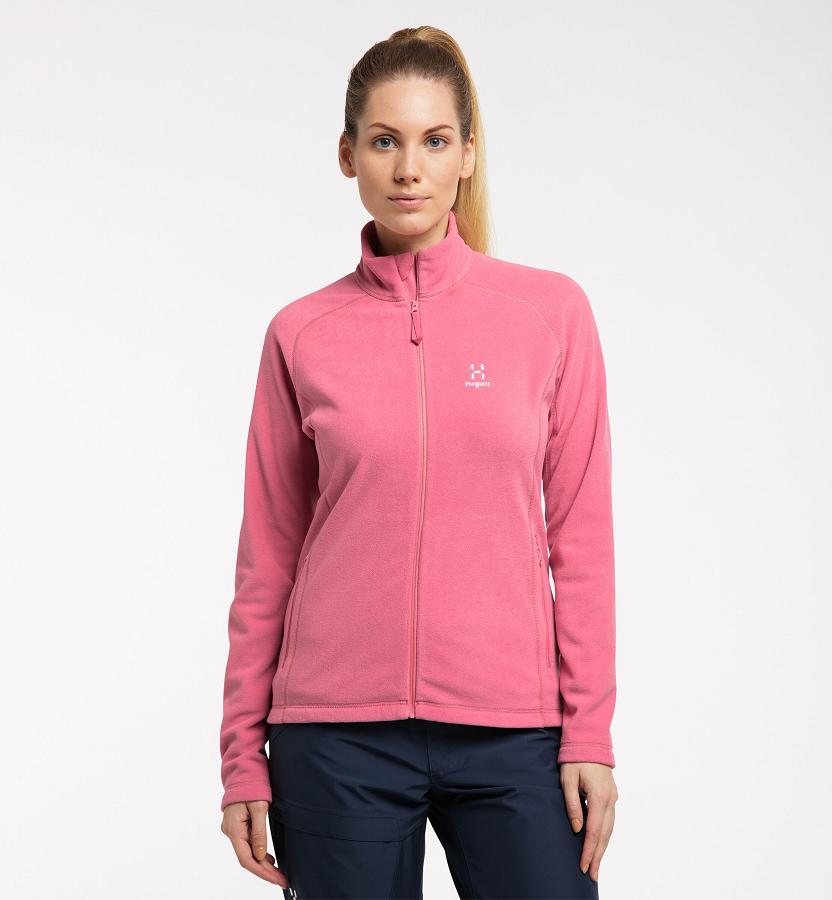 Haglöfs Astro Fleece Pink For Womens DEASL9047 Australia